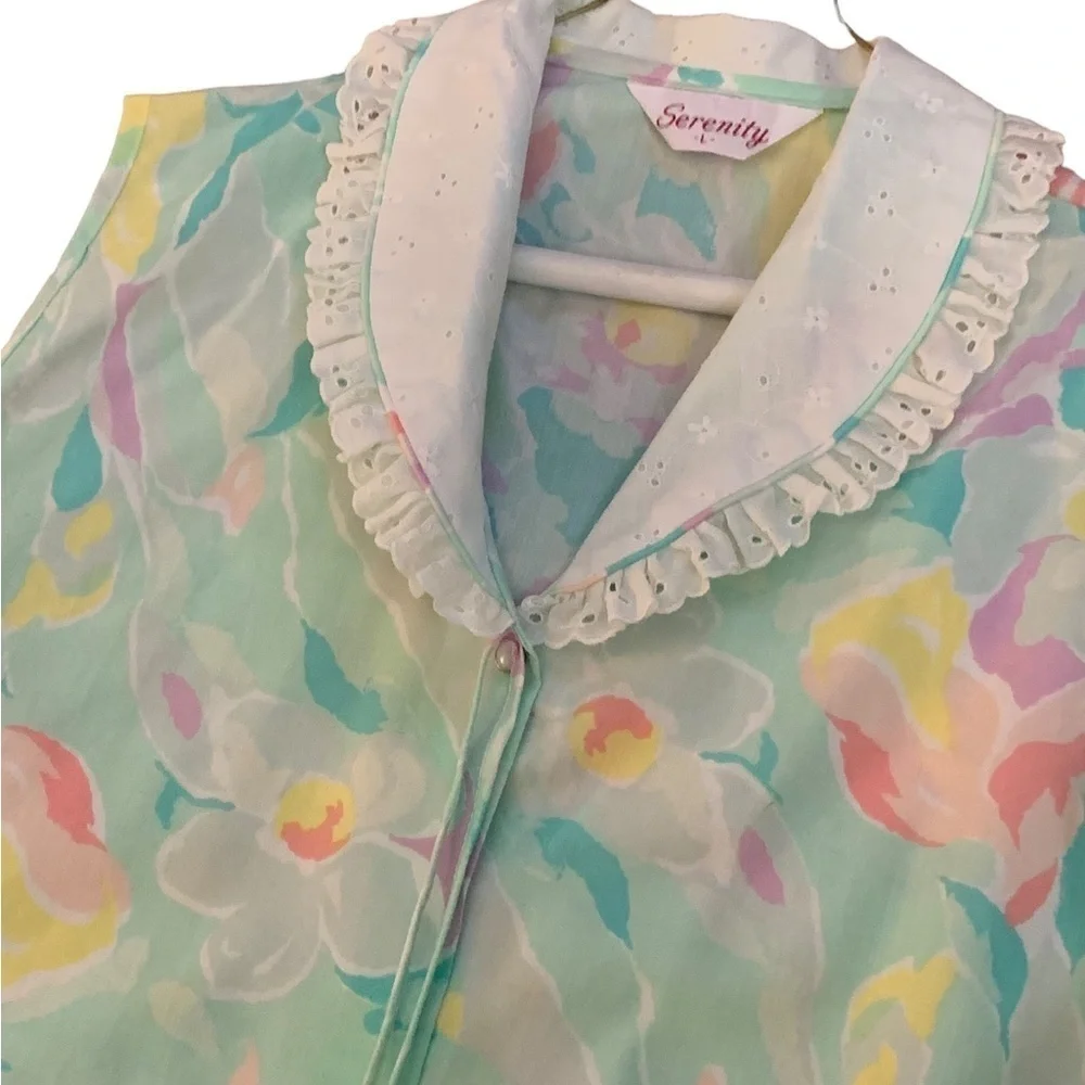 Serenity Vintage Duster Robe Colorful